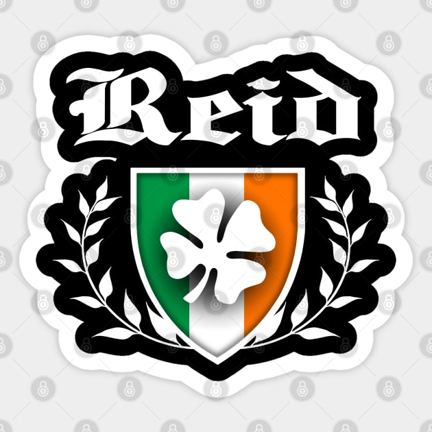 Reid Shamrock Crest Sticker by robotface